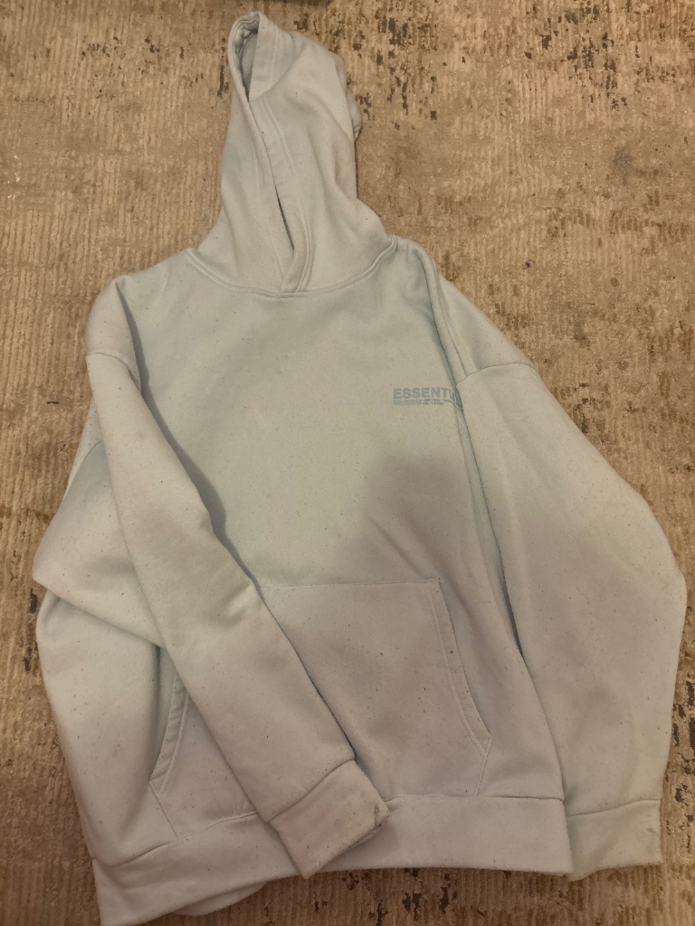 Light blue essentials hoodie